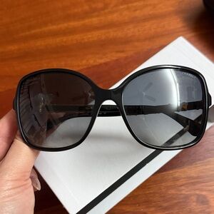 CHANEL Black Oversized Women's Sunglasses